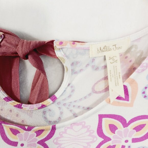 Matilda Jane, Women's Sleeveless, Tiered Top, Floral  Print, Cottage Core, Small - Picture 10 of 16